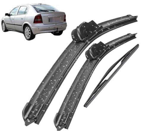 Escobillas limpiaparabrisas de Primera Calidad compatibles con Opel Astra G Liftback 1998-2004, Rendimiento sin Rayas, Funcionamiento silencioso, Material Duradero