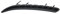 Parrilla Delantera para Opel para Insignia A OPC 2009-2017 Rejilla De Parachoques Delantero De Coche Moldura De Parrilla Tira De Inserción De Moldura Lateral Rejillas para Coches(1 PCS Right R)