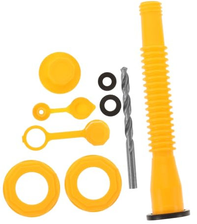 DRESSOOS 1 Set Di Beccucci Per Taniche Di Benzina In Plastica, Ugello Di Ricambio Per Taniche Di Benzina, Beccuccio Flessibile Per Taniche Di Benzina, Beccuccio Di Ricambio Per Taniche Di