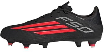 adidas Unisex F50 League Soft Ground Football Boots, core Black/Lucid red/core Black, 46 2/3 EU