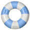 Swim Ring, Float Ring Adults, 13.78 inches Adorable Compact Thickened Anti Rollover Striped Swimming Floatie with Handles for Beach Celebration, Summer Vacation