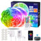 LUXONIC WiFi LED Strips 30M, Smart RGB LED Stripes Alexa Stripes Cambio de color, de música controlada por APP, Trabaja con el de Google, Luz LED ultra larga para la decoración de la casa