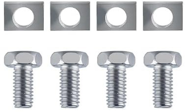12 Stück M6 x 12 mm Schrauben und Muttern für Motorradbatterie, Vierkantmuttern und Schrauben für Roller- und Motorradbatterien, Hochwertige M6 Battery Screw mit verzinkter Oberfläche