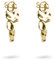 Liebeskind Berlin Damen Ohrringe LJ-1793-E-45 aus Edelstahl in IP Gold