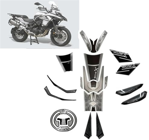 Adesivo per moto Adesivi Per Serbatoio Carburante Moto Per BENELLI TRK 502 X 2020 2021 2022 Decalcomanie Protezione Accessori
