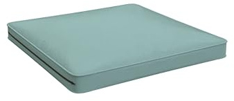POKAR Loungekissen Sitzkissen 60x60x5 cm | Sitzauflagen für Rattanmöbel | Outdoor Sitzpolster für Gartenstuhl | Abnehmbarem Bezug | Stuhlkissen für Gartenmöbel | Oeko-Tex | Made in EU | Blau