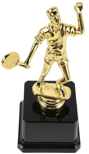 Vaguelly Coppa per Badminton e Tennis in Plastica Elegante Design Unico, Premio Professionale per Competizioni Sportive e Decorazione da Tavolo per Adulti
