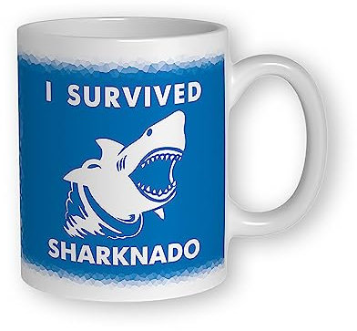 I Survived Sharknado Becher