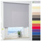 ourdeco® Rollo, Spring-, Schnapprollo/Stoffbreite: 158 x Auszugslänge: 180 cm hellgrau/Tageslicht, lichtdurchlässig