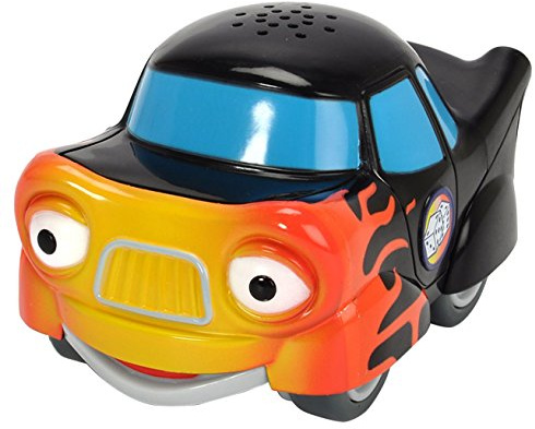 Dickie Toys - Helden der Stadt, Tobi Turbo, das Rennauto mit Licht, originalen Liedern, Sounds und Freilauffunktion, inkl. Sammelkarte mit Geheimcode