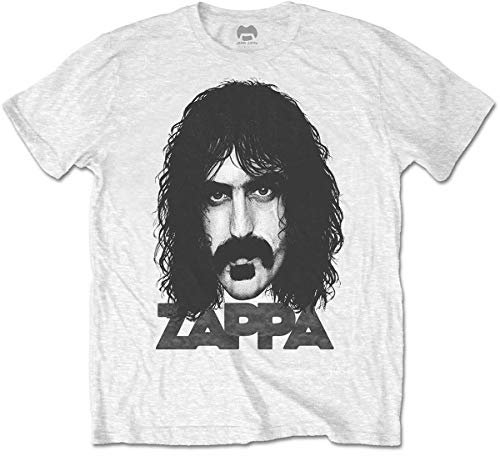 Frank Zappa ZAPTS12MW02 T-Shirt, White, Medium