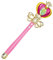 Daxoon Sailor Moon Baguette Magique Star Moon Lumière Musique Jouet pour Enfants et Filles Cadeau