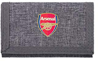 FOCO Offizielles Lizenzprodukt Arsenal FC Graue Fußball-Geldbörse