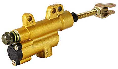 EVGATSAUTO 1 pz Pompa freno posteriore in alluminio, moto Dirt Pit Quad Bike Sportbike ATV Pompa freno a pedale posteriore Pompa