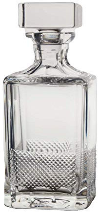 ARNSTADT KRISTALL Carafe à whisky Oxford (25 cm) en cristal soufflé à la bouche – poli à la main – fabriqué à la main en Allemagne