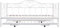 Panana Day Bed Single Bed Sofa Metal Bed Frame Stylish 2 in 1 (White, Daybed 02 Only)