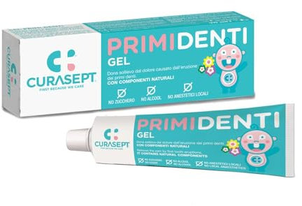 Curasept Primi Denti - Gel Pronto Sollievo 0-6 Mesi, 20ml