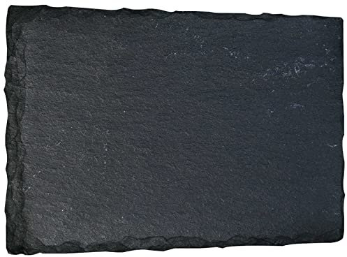 mtb more energy Schiefertafel Schiefer Schild Platte - 20 x 15 cm - rechteckig - DIY - zum selbst Beschriften oder Gravieren für Geschenke, Basteln, Haushalt, Garten