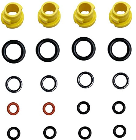 Sharplace O-Ringe Dichtung für Hochdruckreiniger Hochdruck Zubehör Ersatz Ersatz Gummi O-Ringe Ersatzring Ersatz Set Dichtungsring Kit, Satz von 20St