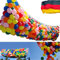 Luftballon Fallnetze als Deko für Geburtstag, Party und Jubiläum | Wiederverwendbare Ballonfallnetze | Ballons fallen von der Decke | Netz Kindergeburtstag, Edition: Fallnetz für 200 Luftballons