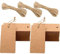 G2PLUS 200 Stk Geschenkanhänger Groß, 300g/m² Kraftpapier Etiketten Tags, 4.5 x 9 CM Geschenkanhänger Anhänger Etiketten mit Jute-Schnur