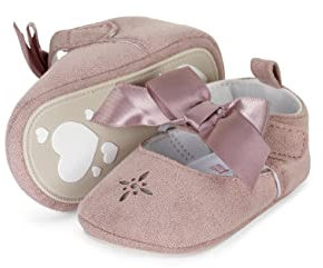 Sterntaler Fiocco per Ballerina, Mocassino Basso Bimba 0-24, Rosa Pallido, 20 EU