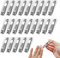 Individually Wrapped Nail Clippers Stainless Steel Fingernail Clippers Bulk, Sturdy Toenail Clippers Thick Nail Tip Cutter Trimmer for Homeless/Men and Women/Hotel 6.8cm X 1.2cm (Set of 100)