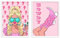 Jack Meets Kate Howdy Cowgirl Wanddrucke für Schlafzimmer, ästhetisch, rosa Wandkunst für Teenager-Mädchen-Schlafzimmer – ungerahmt, 2 Stück (30,5 x 40,6 cm)