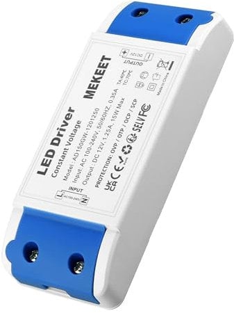 LED Trafo 12V 1-15W LED Transformator 230V auf 12V LED Treiber Netzteil, Konstante Spannung LED Niedervolttrafo für LED Glühbirnen G4 MR11 MR16 GU5.3 LED Halogen