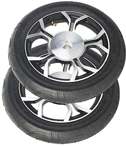 12inch Rollstuhl Zubehör Aluminium Hinterräder (2), Luftbereifte Rollen Ersatz für elektrische Rollstühle, Lager 17mm(11/16)