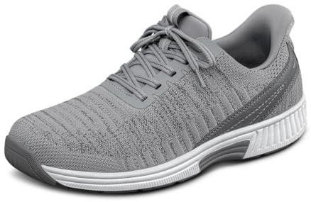 Orthofeet Yari Orthopädische Herren Sneaker | Hands-Free Wasserabweisende Slip-On Stretch-Sneaker, Rutschfest, Fußgewölbestütze Und Weiche Dämpfung