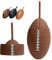 Lukery Bouteille Pliable, Rugby Gourde Sport, Water Bottle Étanche & Réutilisable, sans BPA, Bouteille d'eau de Sport pour Enfant et Adultes, Gym Voyage Sport, 750ml (Chameau)