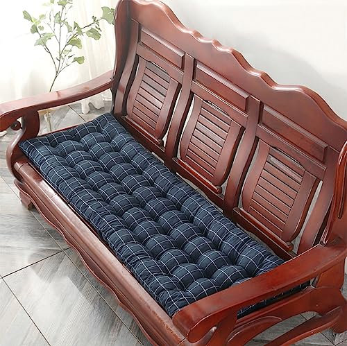 LTSRLL Coushion Gartenbank, 170 x 53 cm, dick, für Terrasse, 2- und 3-Sitzer-Schaukel, Küche, Esszimmer, Bankkissen, weiche, rutschfeste Bankauflage für Innenmöbel