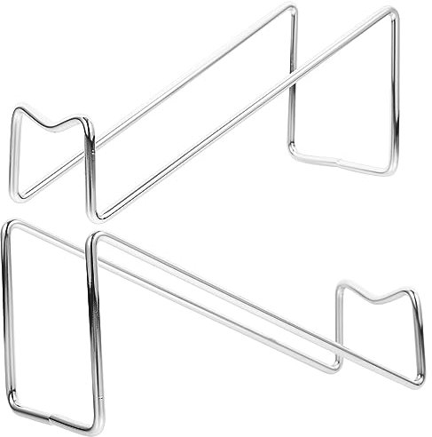2pcs Single Metal Wine Bottle Display Holder, Table Iron Wire Wine Bottle Racks Simple Liquor Stand Countertop Liquor Drink Container Shelf Minimalist Triangular Holder for Bar Dining Kitchen Silver