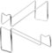 2pcs Single Metal Wine Bottle Display Holder, Table Iron Wire Wine Bottle Racks Simple Liquor Stand Countertop Liquor Drink Container Shelf Minimalist Triangular Holder for Bar Dining Kitchen Silver
