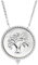 Engelsrufer Damen Halskette aus Sterling Silber in Silber mit Lebensbaum Medallion auf weissem Perlmutt, Karabinerverschluss, nickelfrei, Größe: 42+4+4 cm, ERN-LILTREE-PE