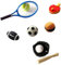 Super Idee Miniatur Wichtel Zubehör Weihnachten Wichtel Tennisball Rugby Fußball Basketball Tischtennis Baseball und Baseballhandschuhe Miniatur Puppenhaus Wichtel Zubehör