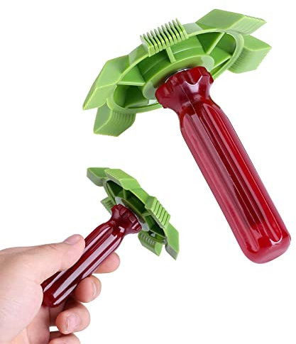 Gsycle Redresseur D'ailerons De Radiateur, Peigne De Climatiseur Peigne À Ailettes en Plastique Nettoyeur D'ailerons Climatiseur Peigne À Ailettes De Condensateur AC pour Nettoyer Le Radiateur