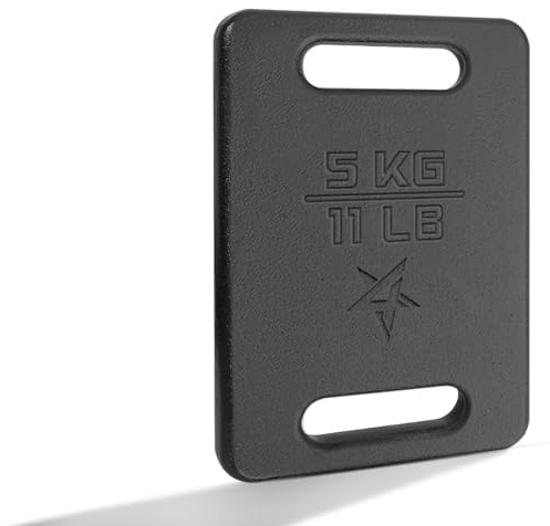Yes4All Gusseiserne Trainingsplatte für Rucksäcke – Verschiedene Größen Fitnessgerät für Swings, Squats, Krafttraining und Heimübungen