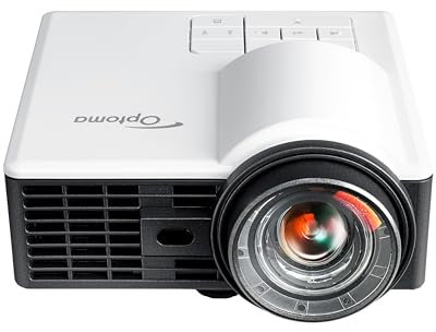 Optoma ML1050STi Kurzdistanz Beamer mit integriertem Media Player und Autofokus für Mobile Präsentationen und Home-Entertainment