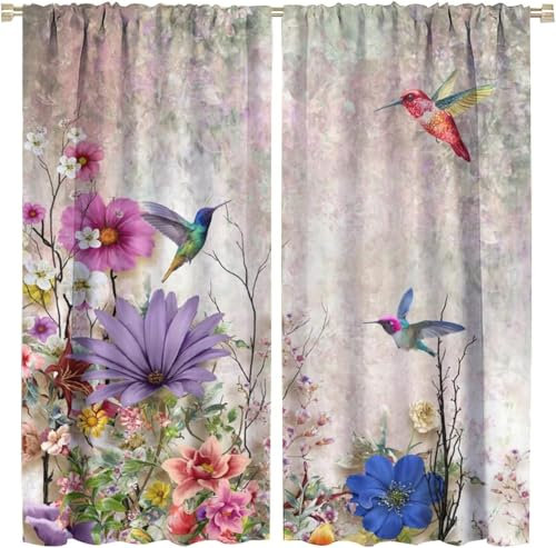3D Vorhänge Wohnzimmer Blickdicht Gardinen 280 (B) X 180 (H) cm Tierkarikatur Verdunkelungsvorhang Kinderzimmer Thermovorhang Fensterdekoration Polyester Vorhänge Für Schlafzimmer 2-Tei 9426351054126