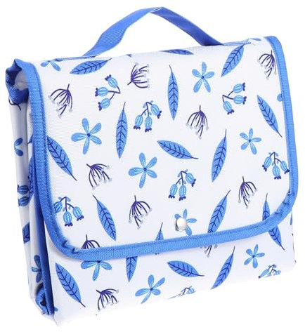 JOINPAYA Faltbare Wickelunterlage Für Junge Mädchen Wasserdichte Wickelmatte Mit Urinaltrennwand Praktisches Design Für Unterwegs Für Wickeltaschen Und Kinderwagen Blaues