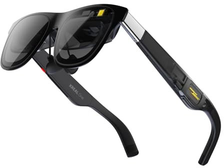 XREAL One AR-Brille mit X1-Chip, Nativen 3 DoF, 147 50° FOV, 120Hz-HD-Display, Renommiertem Audio, 3 Einstellbarer Linsentransparenz, Kompatibel mit iPhone 16/15, Steam Deck/ROG/Mac/PC/Android & iOS