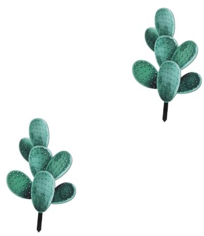 POPETPOP 2 Pièces Carte De Cactus Succulent Compost Kit De Jardin Pot Gonflables Capteur Ornement De Pelouse Insert De Sol Décoration Décorations De Pelouse Décor De Piquet De Pelouse