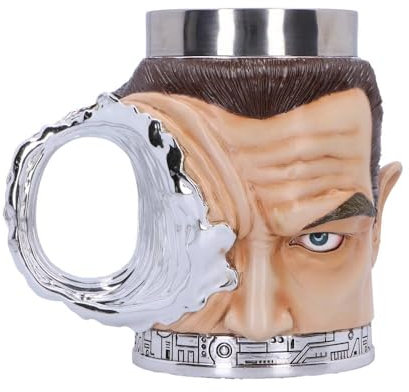 Nemesis Now Terminator T-1000 Tankard, Sci-Fi Movie Drinkware, Collectible Terminator 2 Memorabilia and Gifts