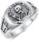 HARMONY BOLA Memento Mori Ring für Herren 925 Sterlingsilber Gotischer Totenkopf Memento Mori Ring Amulett Schmuck Geburtstagsgeschenke Größe 11