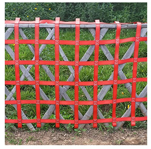 Cargo Kletternetz für Kinder - Spielplatz-Hindernisparcours, Indoor-Dschungel-Fitnessstudio, Outdoor-Kletterwand, Baumhaus-Zubehör, Seilleiter, rotes Trainingsgerät