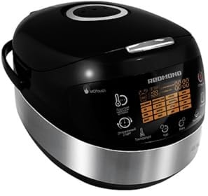 REDMOND RMC-90 RU | Multikocher mit russischem Menü | 5L Multicooker mit 45 Programmen, 3D-Heizsystem, Reiskocher, Slow Cooker, Dampfgaren, Anbraten & Backen
