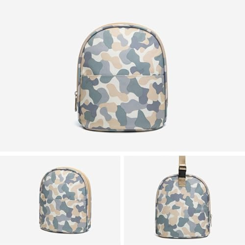 ERYUE Isolierte Kühltasche für Muttermilch, 3-lagige Temperaturkontrolle für Stillreisen, Wasserdichtes Oxford-Gewebe, Rosa/Grau, 16,0 X 10,5 X 21,0 Cm (Grau)