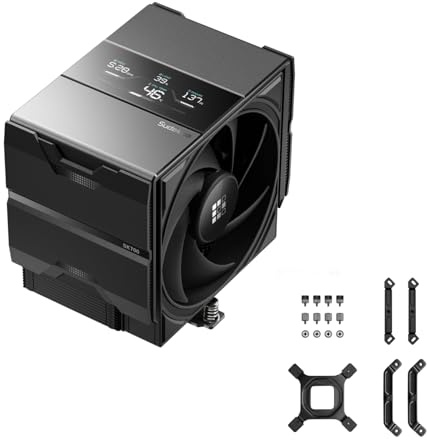 Sudokoo SK700V AM5 Exclusive CPU Cooler + Sudokoo Mounting Bracket Kit for Intel LGA 1851/1700/1200/1150/1151/1155, AMD AM5/AM4